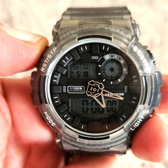 Armitron Sport Men's Analog-Digital Resin Strap Watch, 20/5445 - Picture 2 of 15